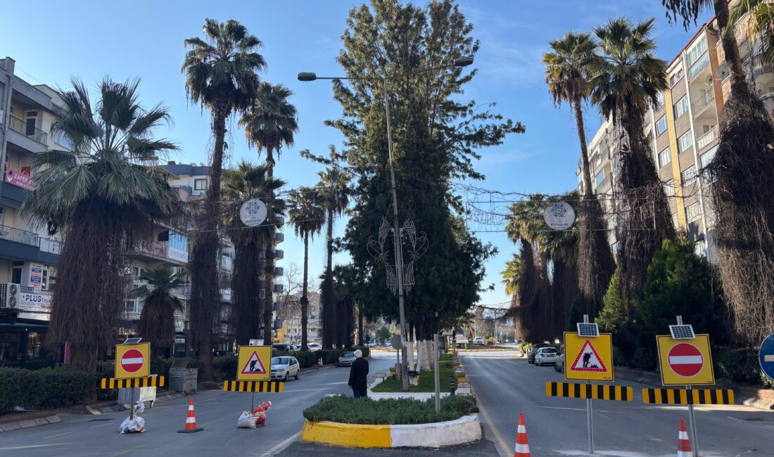 Aydın Büyükşehir Belediyesi’nin kentin en yoğun noktalarından Yeni Dörtyol Kavşağı’nda