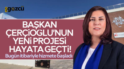 Aydın Büyükşehir Belediyesi Başkanı Özlem Çerçioğlu’nun müjdesini verdiği Ağız ve