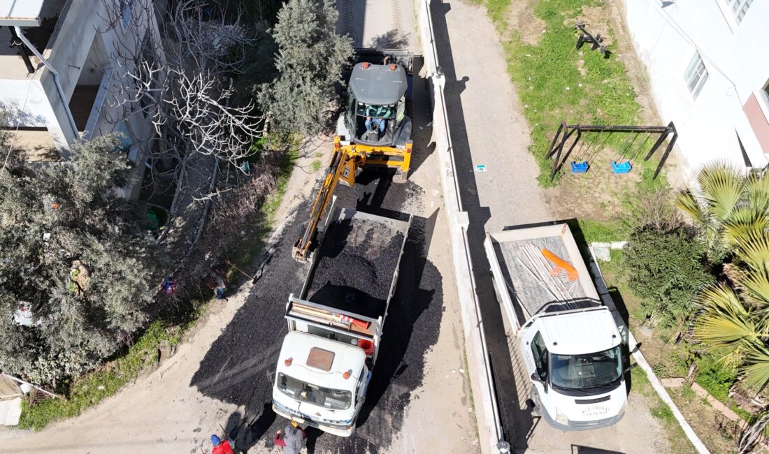 Nazilli Belediyesi Fen İşleri Müdürlüğü ekipleri, Muammer Aksoy Mahallesi’nde yaşanan